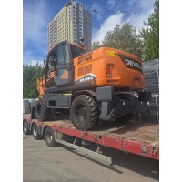Отгрузка колесного экскаватора DEVELON DX150