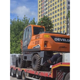 Отгрузка колесного экскаватора DEVELON DX150 — фото 9