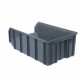 Пластиковый ящик Стелла-техник V-4-серый 502х305х184мм, 20 литров