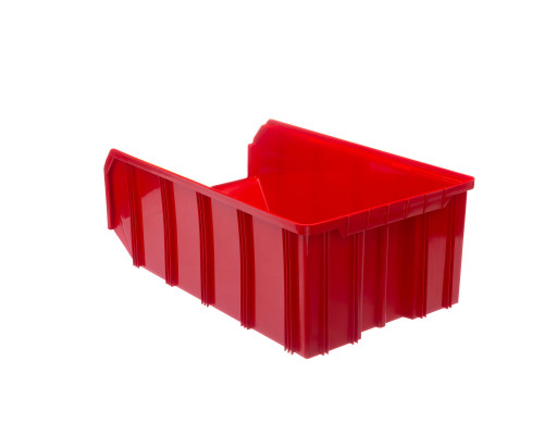 Пластиковый ящик Стелла-техник V-4-красный 502х305х184мм, 20 литров