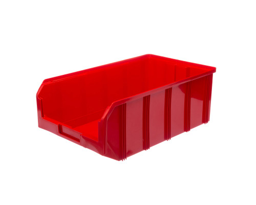 Пластиковый ящик Стелла-техник V-4-красный 502х305х184мм, 20 литров