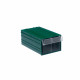 Пластиковый короб Стелла-техник С-2-зеленый-прозрачный 140х250х100мм