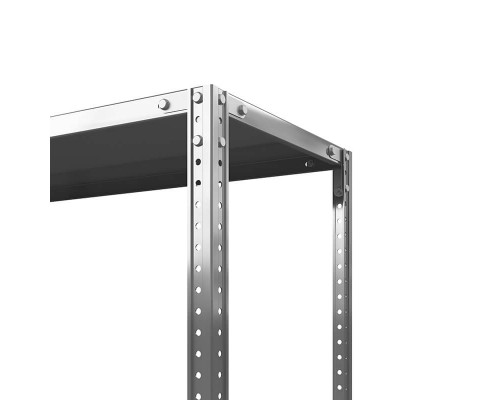 Стеллаж оцинкованный ТС Лайт, 2500x1000x500 мм., 5 полок