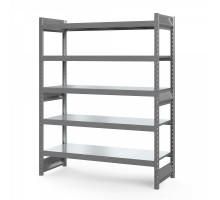 Стеллаж грузовой СГ Ультра (2000х1500х800 мм) 5 ярусов, цинк