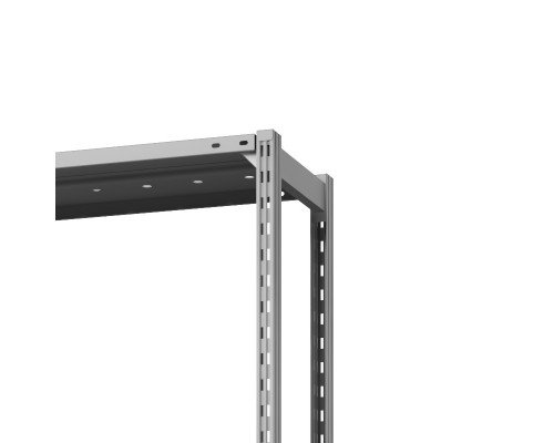 Стеллаж металлический ТСУ Универсал, 2500x1060x600 мм. Полки: метал. перф.  5 шт.