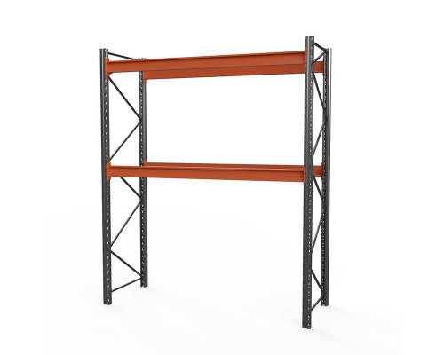 Стеллаж металлический паллетный (3500х2700х1100 мм), 2 яруса