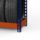 Стеллаж металлический Профи-Т для шин 3000x1240x500 мм. Ярусы:   5 шт.