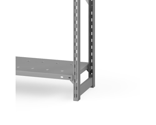 Стеллаж металлический ТСУ Универсал, 3000x760x500 мм. Полки: метал. перф. усил. 6 шт.