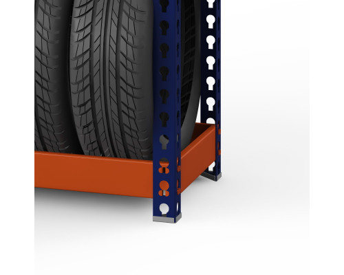 Стеллаж металлический Профи-Т для шин 3000x1540x455 мм. Ярусы:   5 шт.