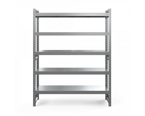 Стеллаж грузовой СГ Ультра (2500х1500х800 мм) 5 ярусов, цинк
