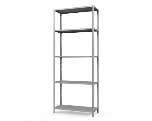 Стеллаж металлический ТС Лайт, 2500x1200x400 мм. Полки: 5 шт. метал. перф.