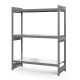 Стеллаж грузовой СГ Ультра (2500х1800х1000 мм) 3 яруса, цинк