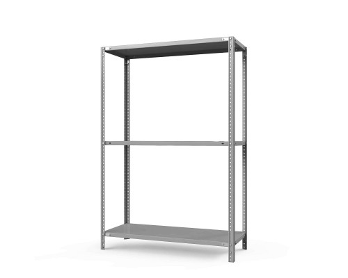 Стеллаж металлический ТС Лайт, 1800x1200x600 мм. Полки: 3 шт. метал.
