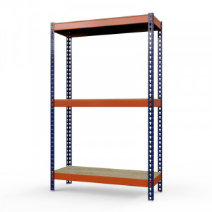 Стеллаж металлический Профи-Т 2000x1240x1005 мм. Ярусы: фанера 3 шт.