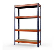 Стеллаж металлический Профи-Т 2500x1845x770 мм. Ярусы: фанера 4 шт.