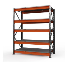 Стеллаж металлический Оптима, 3000x1530x785 мм. Ярусы: 5 шт. метал.