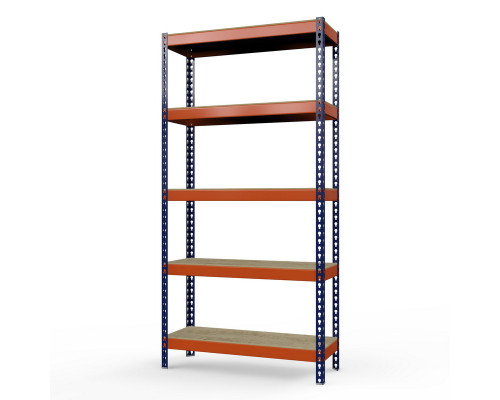 Стеллаж металлический Профи-Т 2500x1540x770 мм. Ярусы: фанера 5 шт.