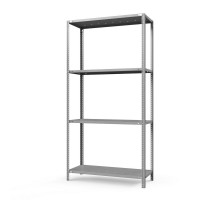 Стеллаж металлический ТС Лайт, 2000x700x300 мм. Полки: 4 шт. метал. перф.