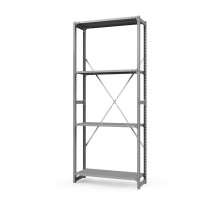 Стеллаж металлический ТСУ Универсал, 2000x1060x500 мм. Полки: метал. 4 шт.