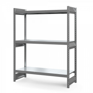 Стеллаж грузовой СГ Ультра (2000х2100х600 мм) 3 яруса, цинк