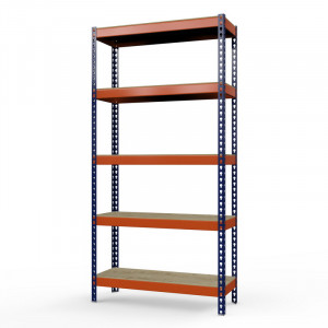 Стеллаж металлический Профи-Т 2500x1540x1005 мм. Ярусы: фанера 5 шт.