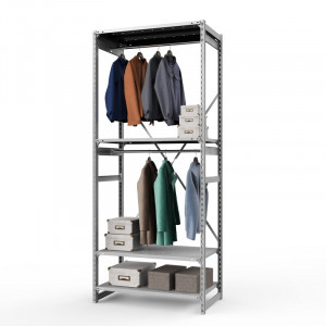 Стеллаж металлический ТСУ Универсал, 2500x1060x500 мм.Штанги: 2шт. Полки: метал. перф. 4 шт.