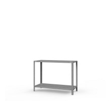 Стеллаж металлический ТС Лайт, 1000x700x300 мм. Полки: 2 шт. метал. перф.