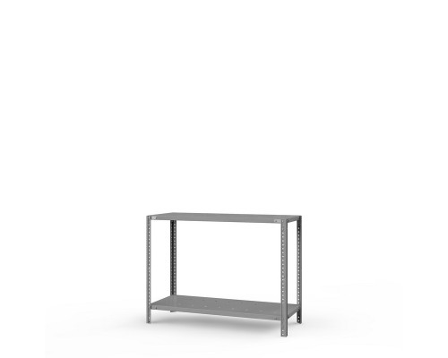 Стеллаж металлический ТС Лайт, 1000x1200x800 мм. Полки: 2 шт. метал. перф.