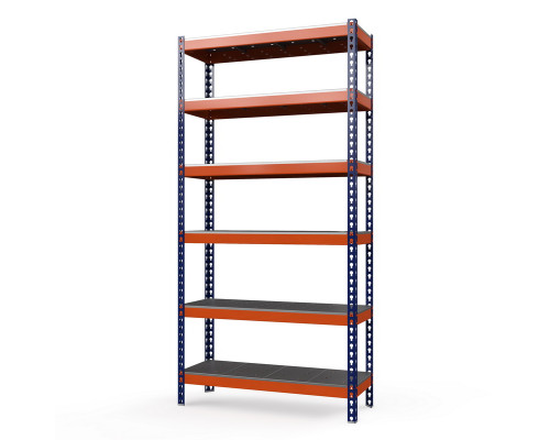 Стеллаж металлический Профи-Т 3000x1845x455 мм. Ярусы: оцинк. мет. перф.  6 шт.