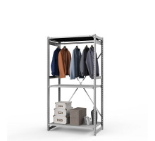 Стеллаж металлический ТСУ Универсал, 2000x1060x500 мм.Штанги: 1шт. Полки: метал. перф. 3 шт.