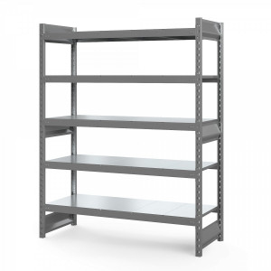 Стеллаж грузовой СГ Ультра (2000х1800х600 мм) 5 ярусов, цинк