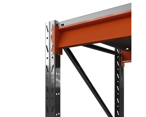 Стеллаж металлический Оптима, 3500x1530x785 мм. Ярусы: 5 шт. метал.