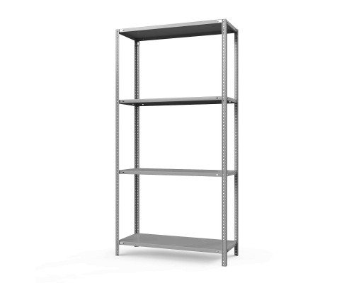 Стеллаж металлический ТС Лайт, 2000x1200x300 мм. Полки: 4 шт. метал.