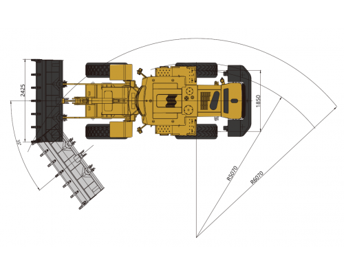 Фронтальный погрузчик WL842H