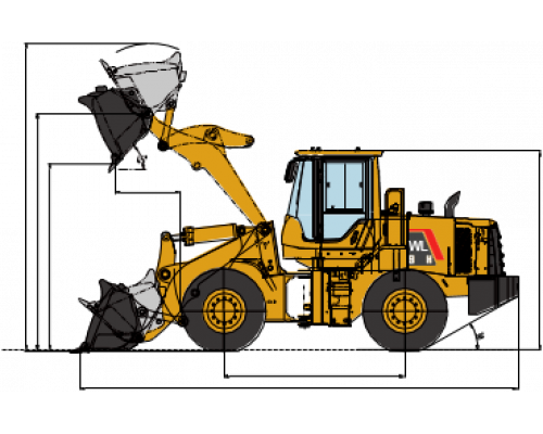 Фронтальный погрузчик WL820H