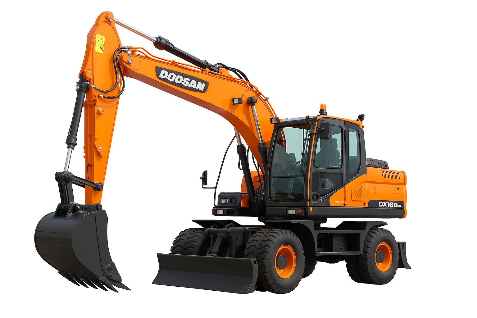 Колесные экскаваторы DX160W
